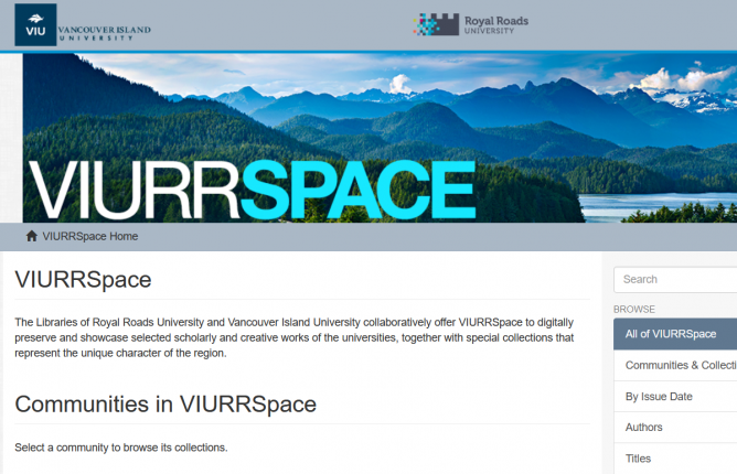 Screenshot of VIURRSpace