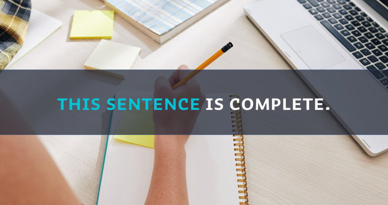Sentences and style guide Sentences and style guide