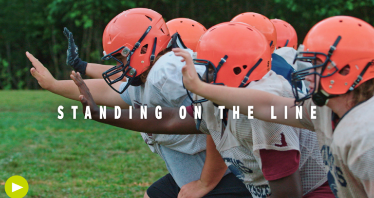 Cover art for Standing on the line