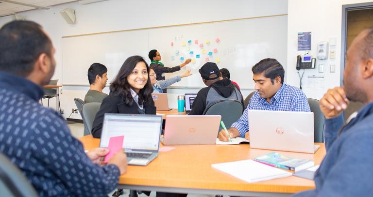 Students in a class
