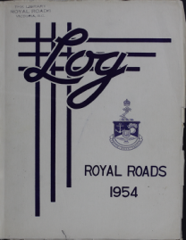 Cover of Log Yearbook 1954