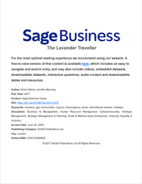 Cover art for the Lavender Traveller