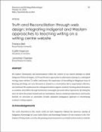 Truth and Reconciliation through web design
