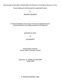Jennifer Barron Dissertation